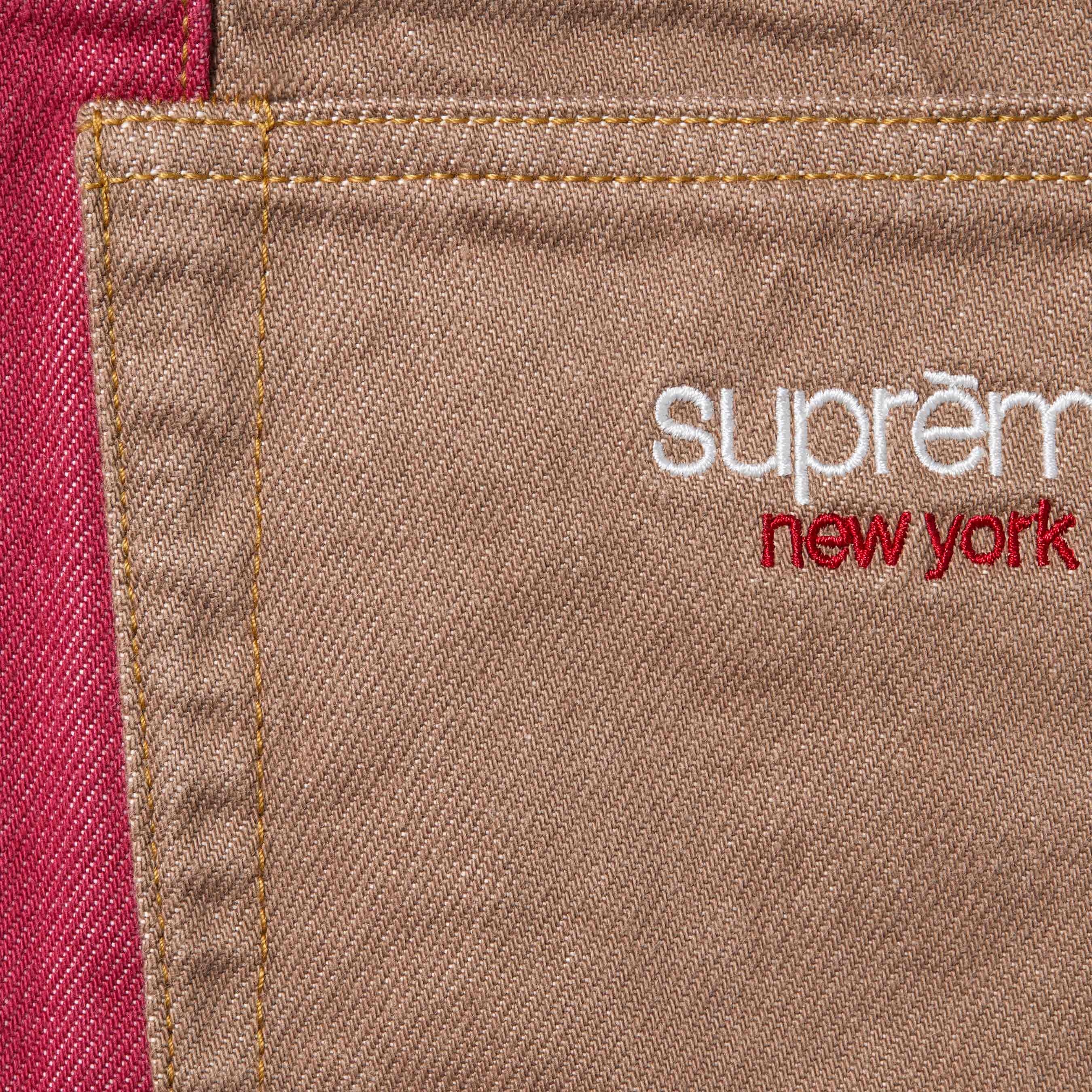 Paneled Stripe Baggy Jean view 5